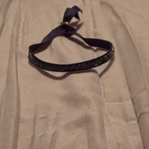 Stylish Navy Blue Bracelet with Glitter Accents